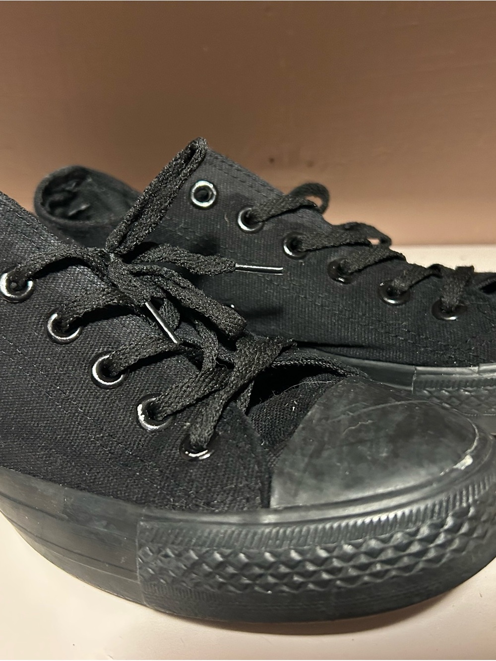 Converse Chuck Taylor All Star Low Top Black Monochrome M6 / W7.5